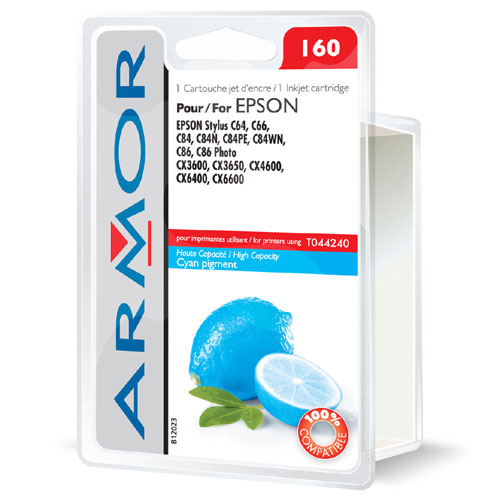 Armor - cyaan - inktcartridge ( equivalent aan: Epson T0442 )
