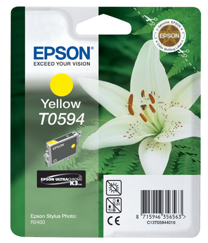 Cartouche Epson T0594 jaune UltraChrome K3