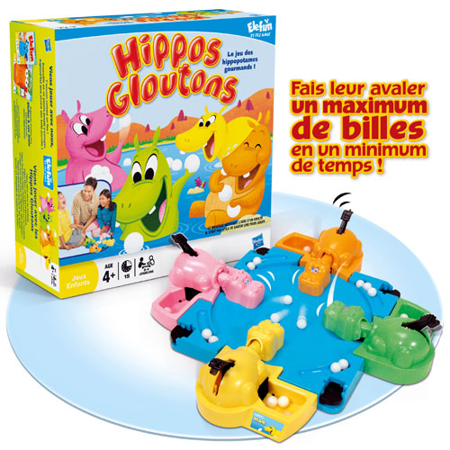 Hasbro Hippos gloutons nouvelle version - Jeu d'adresse - Achat & prix