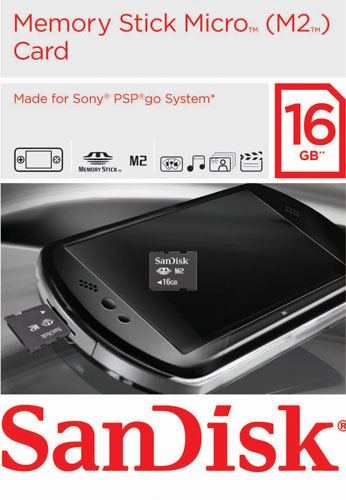 SanDisk Carte Memory Stick Micro 2GB - Stockage Pour Sony Ericsson Et Appareils Compatibles