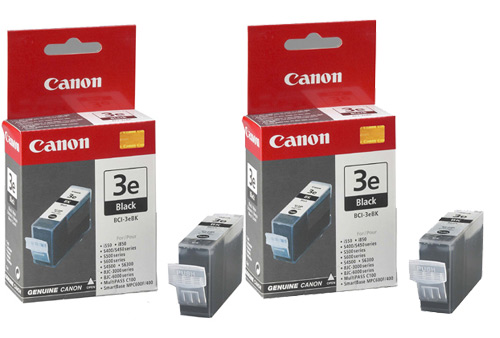 Canon BCI-3e Cartouche noire TWINPACK Ancienne Version