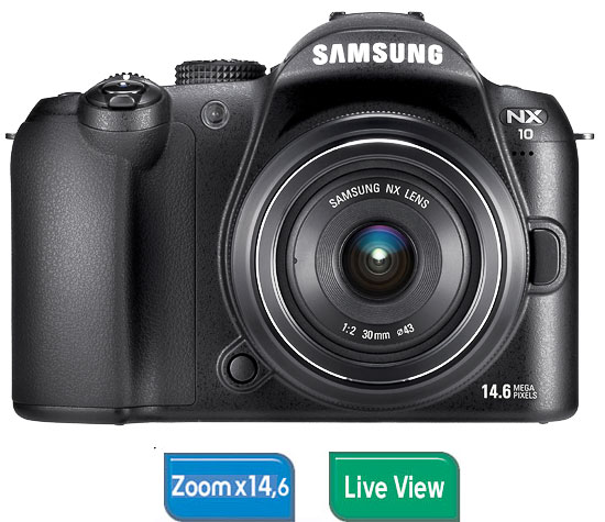 Samsung Nx10 + Obj. Samsung Nx Pancake 30 Mm F/2.0