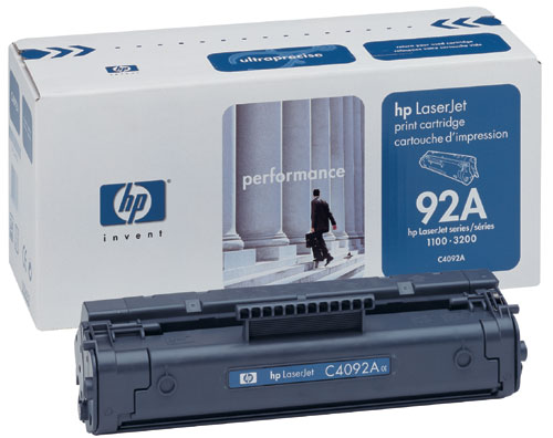 HP 92A - zwart - origineel - LaserJet - tonercartridge ( C4092A )