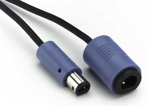 Rallonge Câble Pour Manette GameCube / Wii - Longueur 1m80, Couleur Noir - Neuf Sous Blister