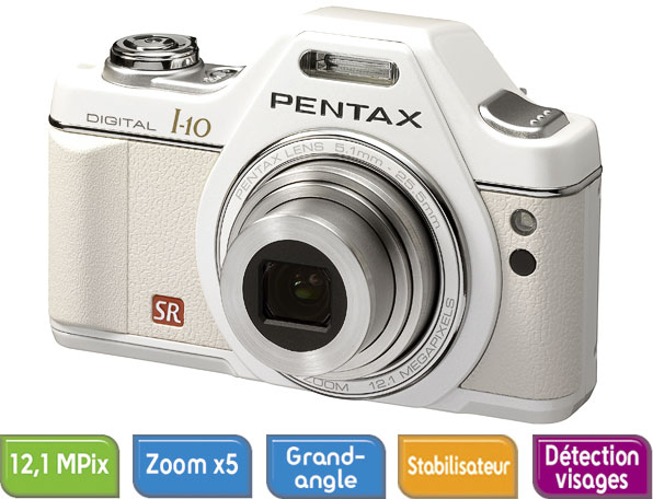 Pentax Optio I10 Blanc Perlé