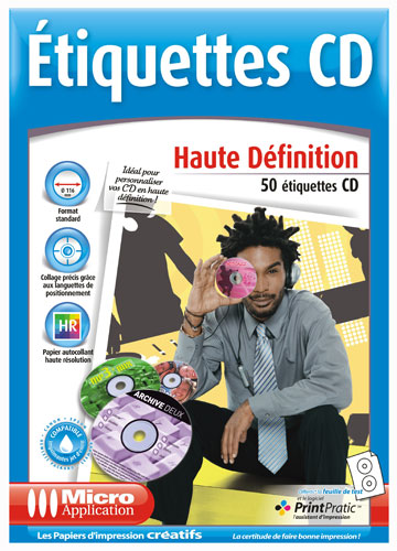 Micro Application Étiquettes Cd Haute Définition