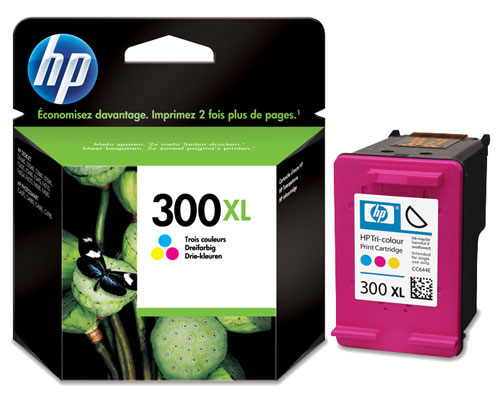 HP 300XL - hoog rendement - kleur (cyaan, magenta, geel) - origineel - inktcartridge