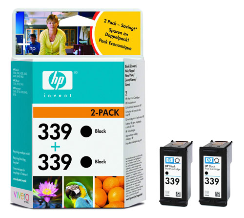 HP 339 - 2 - zwart - origineel - inktcartridge