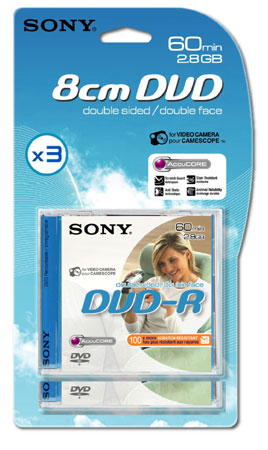 Sony DVD-R 2,8 Go double face