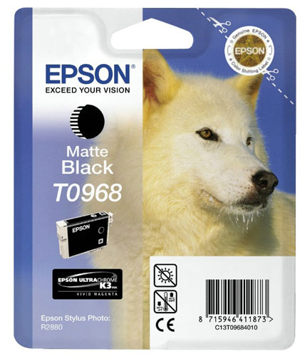 Epson T0968 11.4 ml originale emballage coque avec alarme radioélectrique/ acoustique cartouche d'encre pour Stylus Photo R2880