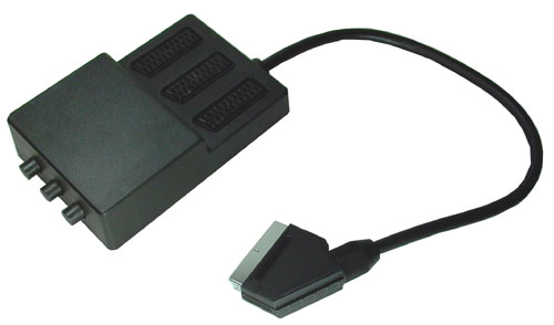 Fnac V 6000/A adaptateur 3x péritel TV
