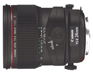 Objectif Reflex Canon TS-E 24mm f/3.5 L II