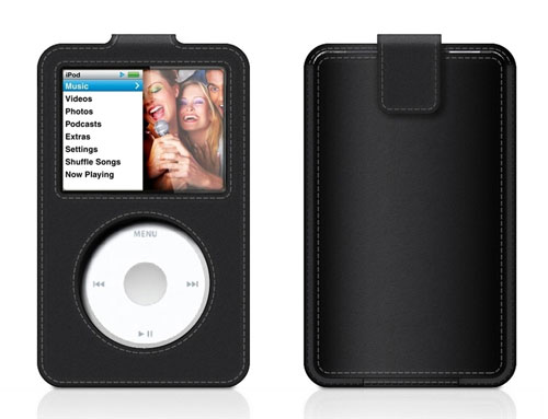 Lederschutzhülle für Apple iPod Classic 6. / 7. Generation (80 GB, 120 GB, 160 GB und iPod Video Lederschutzhülle für Apple iPod Classic 6. / 7. Generation (80 GB, 120 GB, 160 GB und iPod Video