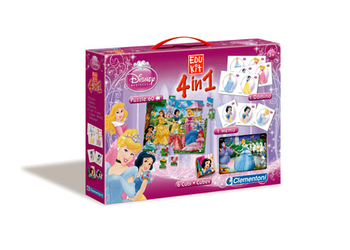 Clementoni EDUKIT 4 en 1 Princesses - Loto mémo et domino - Achat ...
