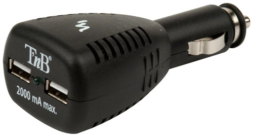 T'nB Chargeur allume-cigares Double USB