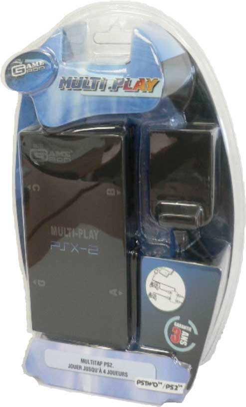 Gameron Adaptateur Multi-Joueurs 4 Ports pour Playstation 2