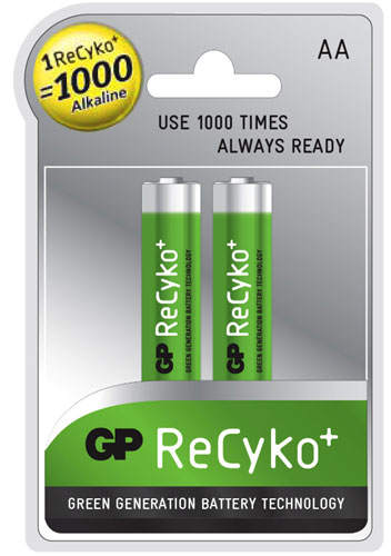 GP ReCyko piles rechargeables AA