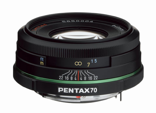 Objectif Pentax Smc DA 70 mm f/2.4 Limited Noir