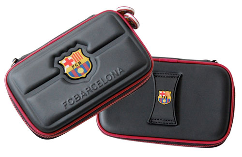 Etui FC Barcelone noir pour DSi et DS Lite