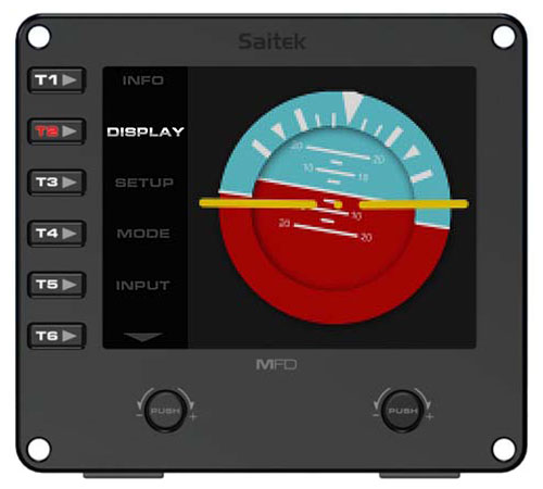 Saitek Pro Flight Instrument Panel - instrumentpaneel voor vechtsimulator - met bekabeling