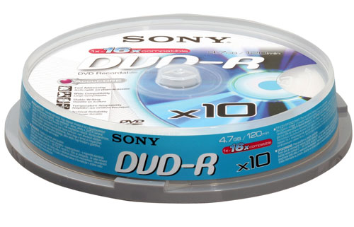 Sony DMR 47 - DVD-R x 10 - 4.7 GB