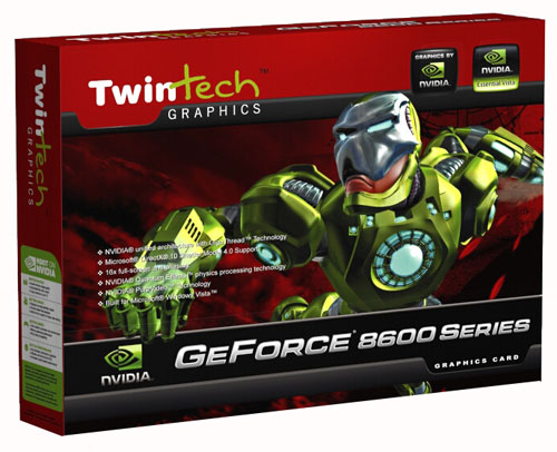 Carte Graphique Twintech GeForce GT430 1Go DDR3 - DVI, HDMI, VGA - Occasion