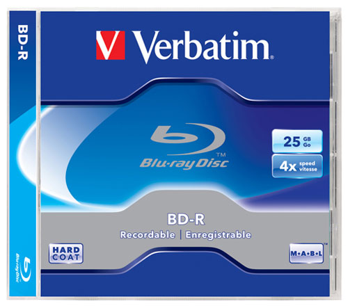 Verbatim - BD-R - 25 Go 4x - boîtier CD