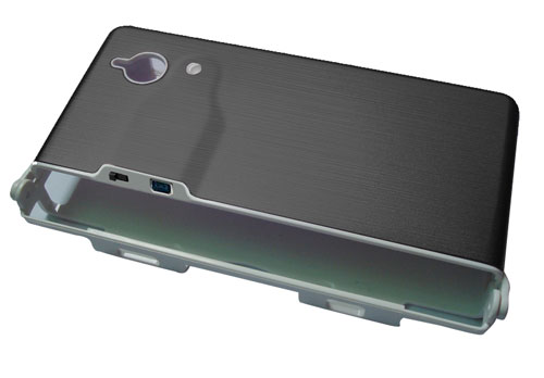 Metal Flash Case gris Gameron pour DSi