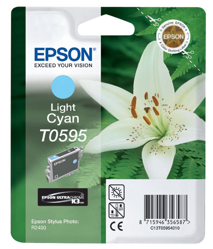 Cartouche Epson T0595 cyan clair UltraChrome K3