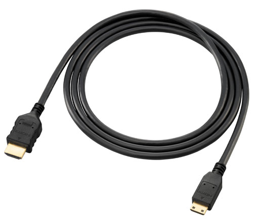 Sony VMC-15MHD - HDMI-kabel - mini-HDMI male naar HDMI male - 1.5 m - voor Cyber-shot DSC-WX30; Handycam HDR-CX11, CX12, SR10, TG1, TG1E, UX20, NEX-VG20; a DSLR-A700