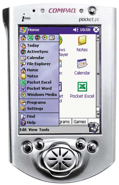 Compaq IPAQ - Modèle Compaq Portable - Ordinateur De Poche Vintage