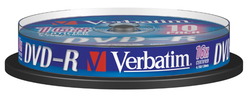 Verbatim DVD-R 4,7 Go x 10