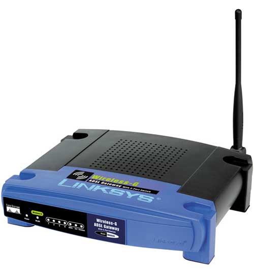 LinkSys Modem/Routeur WAG54G + carte Orange 2 heures prépayées