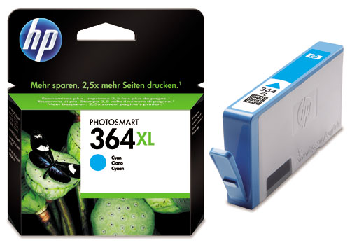 HP 364XL - hoog rendement - cyaan - origineel - inktcartridge