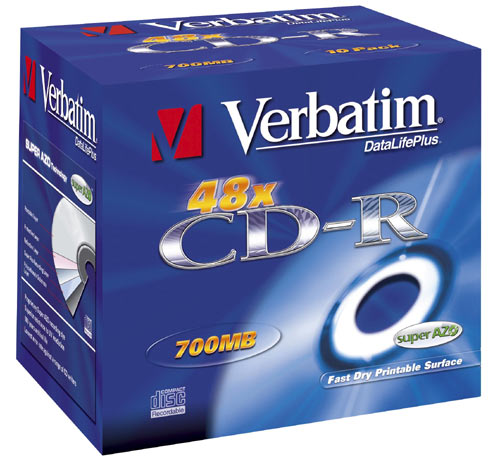 Verbatim CD-R 80 min x 10