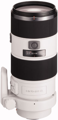 Sony A 70 - 200 mm f/2,8 série G État correct - Sony reconditionné disponible sur Fnac