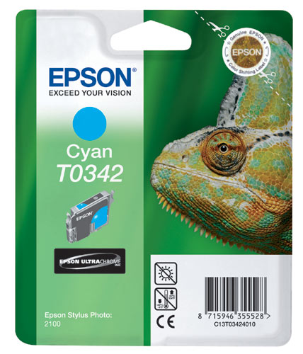 Cartouche Epson T0342 cyan UltraChrome