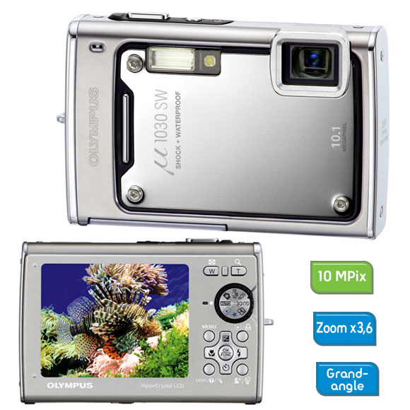 Olympus Μ 1030 Sw (Etanche) Silver