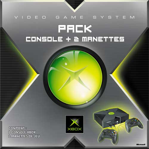 Microsoft Pack Xbox + 2 manettes