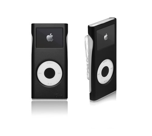 iSkin Etui Duo noir métal pour Apple iPod Nano