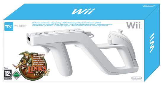 Nintendo Wii Zapper + Link's Crossbow Training