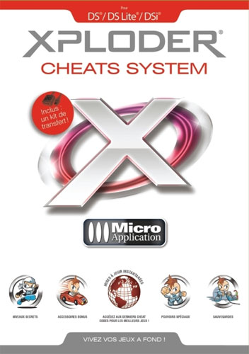 XPloder Cheats pour DS/DS Lite/DSi