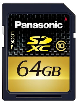 Carte Mémoire SDXC 64 Go 90 Mo/s - Classe 10, Compatible Panasonic Lumix DMC TZ8