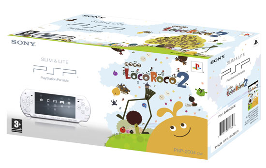 Console Sony PSP-1004 Blanche (PAL) - Excellent état + Pochette Et Carte Mémoire 4 Go