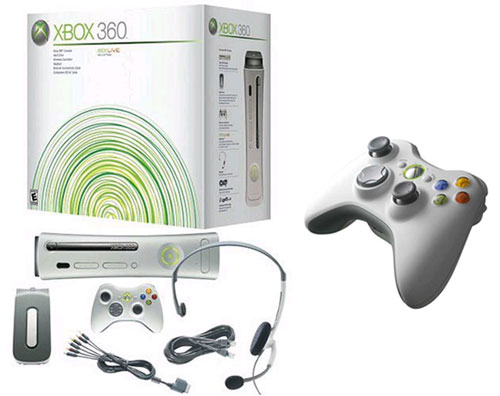 Microsoft Xbox 360 Pro 60 Go + 2 Manettes sans fil