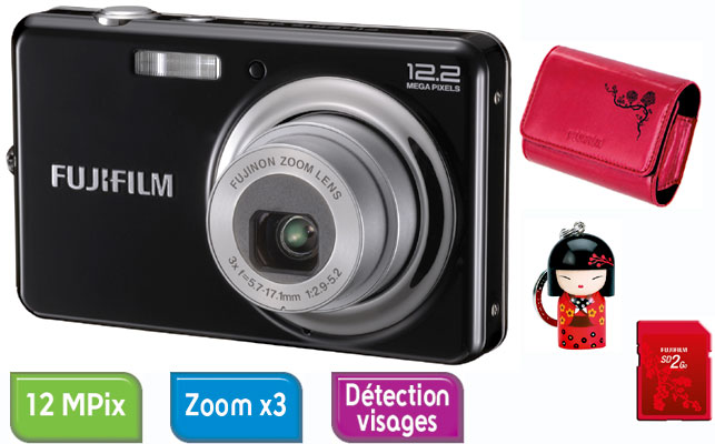 Fujifilm Finepix J32 Noir Pack Kimmidoll