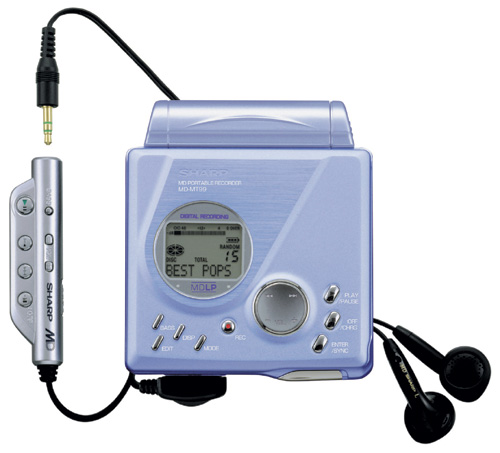 Sharp MD MT 99 bleu