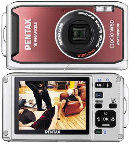 Pentax Optio W60 (Etanche) Rose Corail