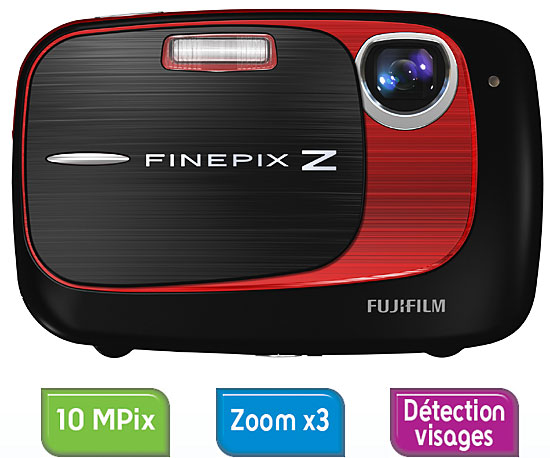 Fujifilm FinePix Z37 Rouge & Noir - Appareil photo compact - Achat