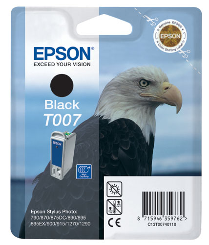 Cartouche Epson T007 noire QuickDry